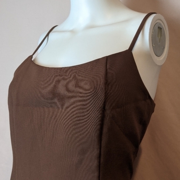Missguided Chocolate Bodycon Cami Strap Mini Dress size 10 - Picture 2 of 5
